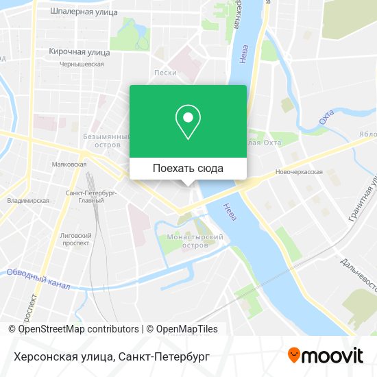 Карта Херсонская улица