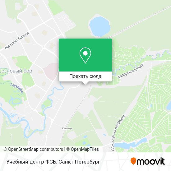 Карта Учебный центр ФСБ