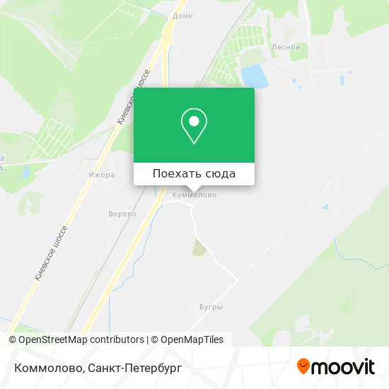 Карта Коммолово