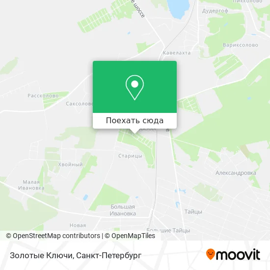 Карта Золотые Ключи