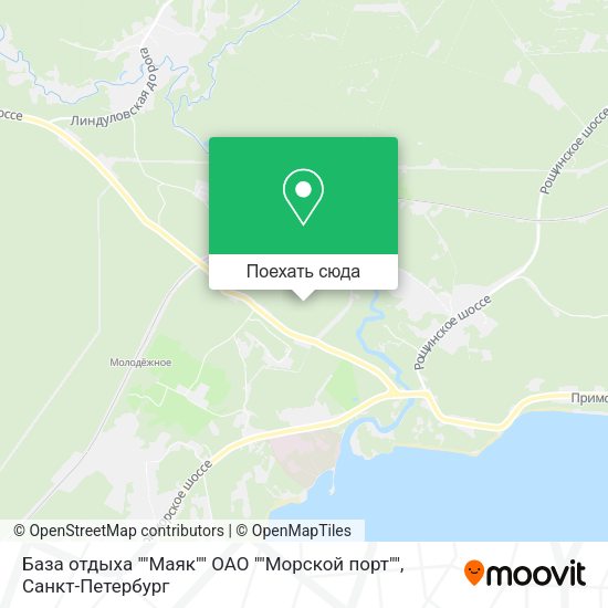 Карта База отдыха ""Маяк"" ОАО ""Морской порт""