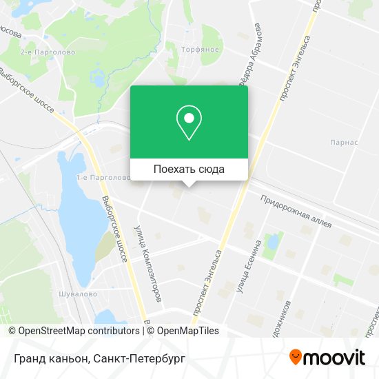 Карта Гранд каньон