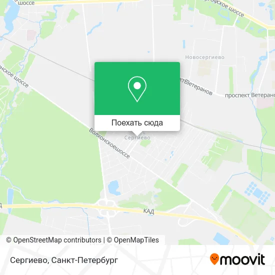 Карта Сергиево