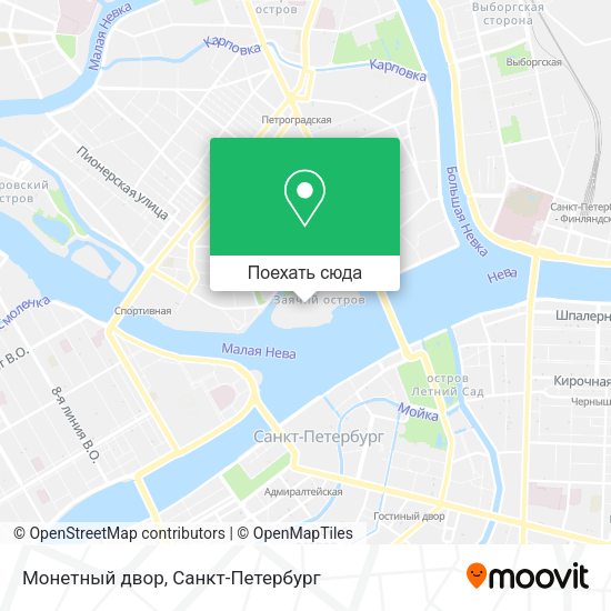 Карта Монетный двор
