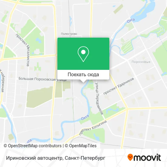 Карта Ириновский автоцентр