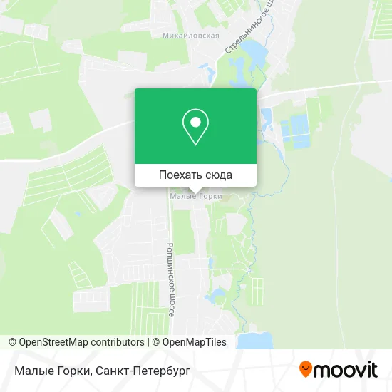 Карта Малые Горки