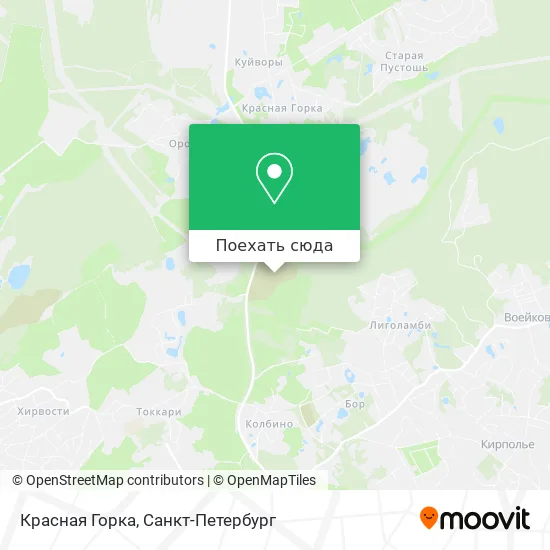 Карта Красная Горка