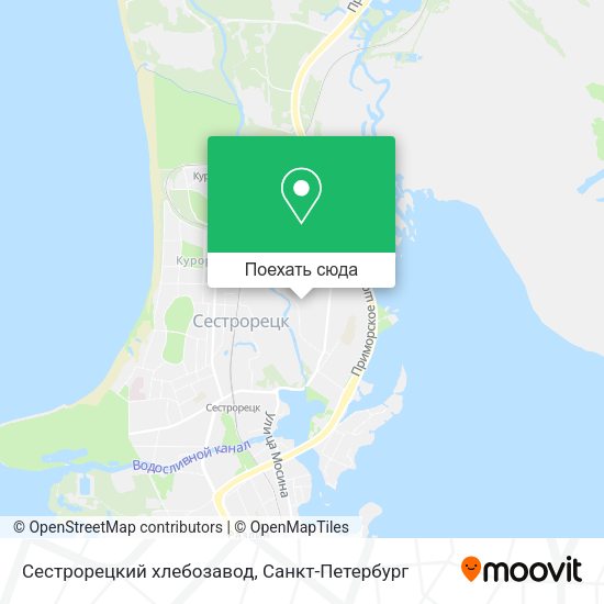 Карта Сестрорецкий хлебозавод