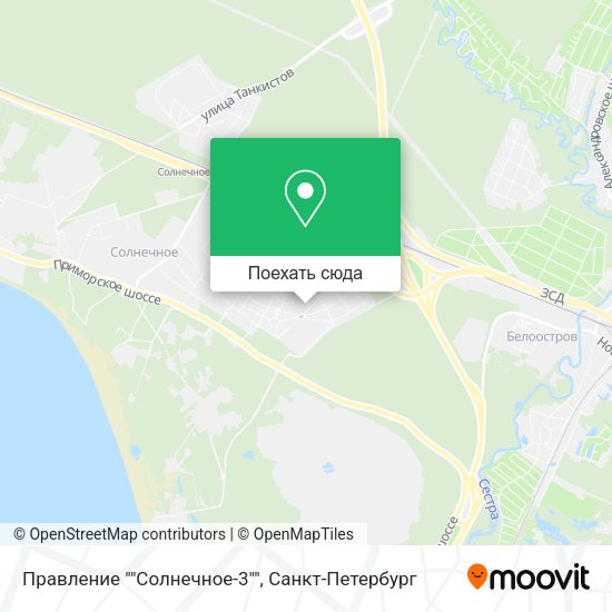 Карта Правление ""Солнечное-3""