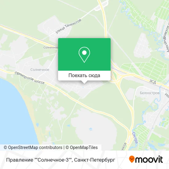 Карта Правление ""Солнечное-3""