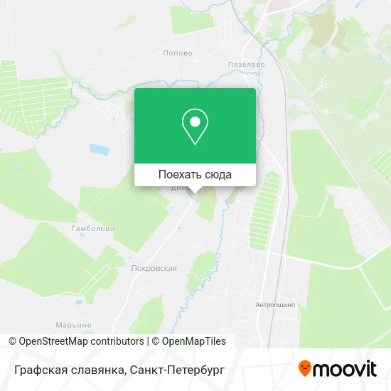 Карта Графская славянка