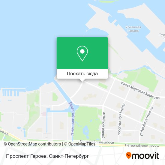 Карта Проспект Героев