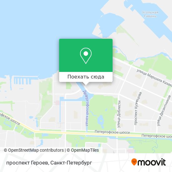 Карта проспект Героев