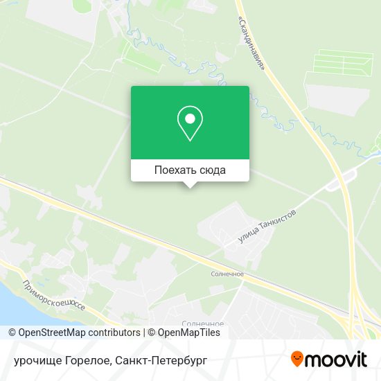Карта урочище Горелое