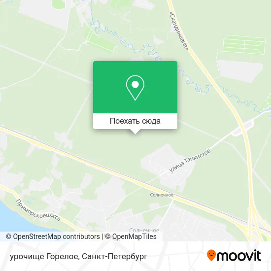 Карта урочище Горелое