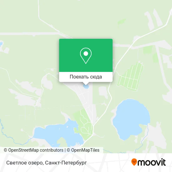 Карта Светлое озеро