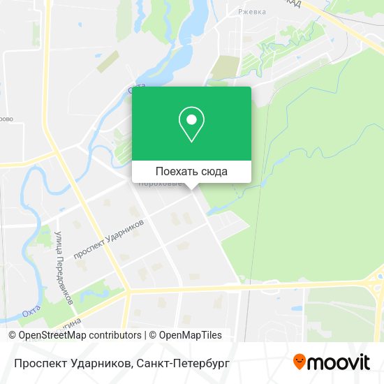 Карта Проспект Ударников