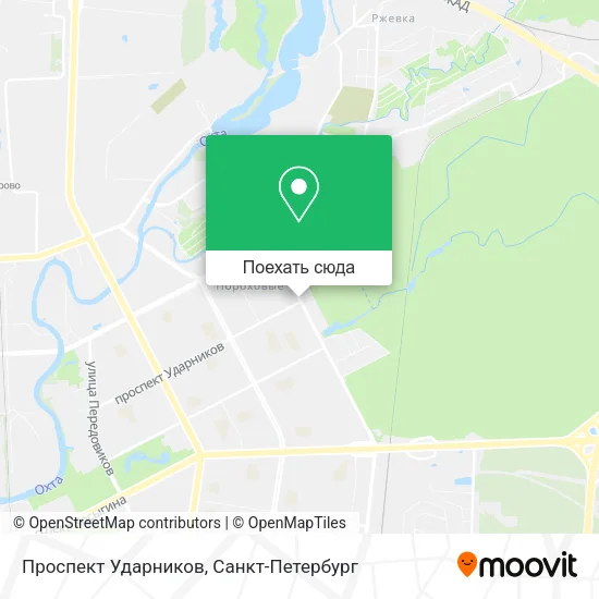 Карта Проспект Ударников