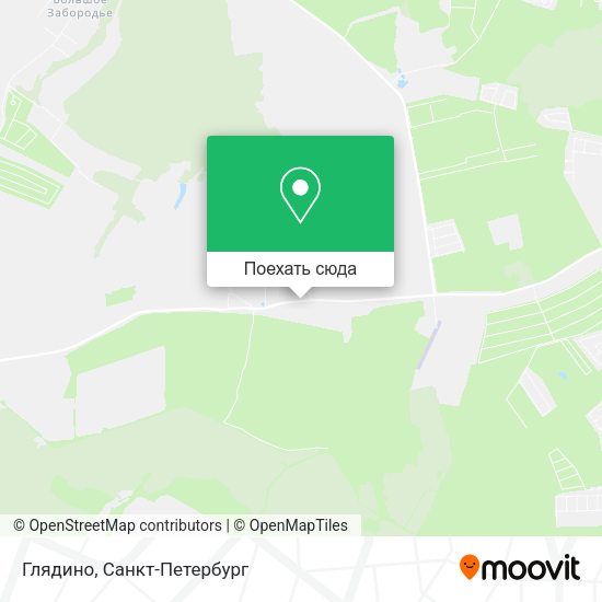 Карта Глядино