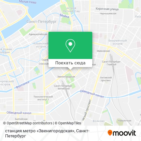 Звенигородская санкт петербург карта