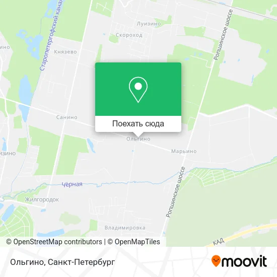 Карта Ольгино