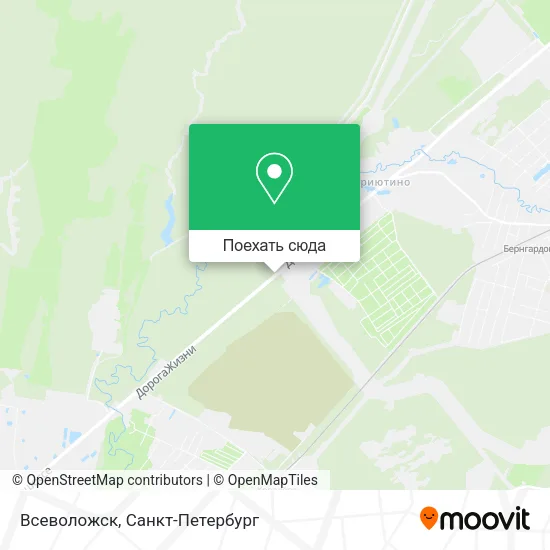 Карта Всеволожск