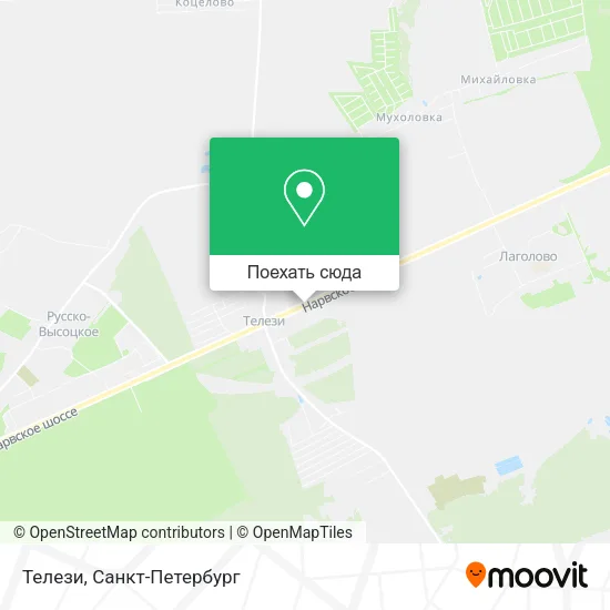 Карта Телези