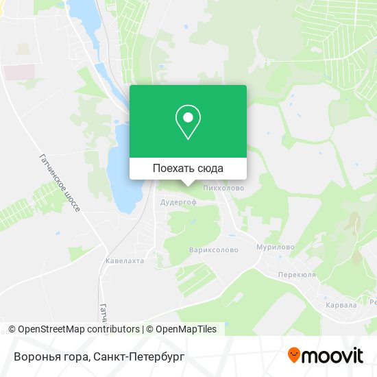 Карта Воронья гора
