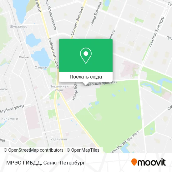 Карта МРЭО ГИБДД