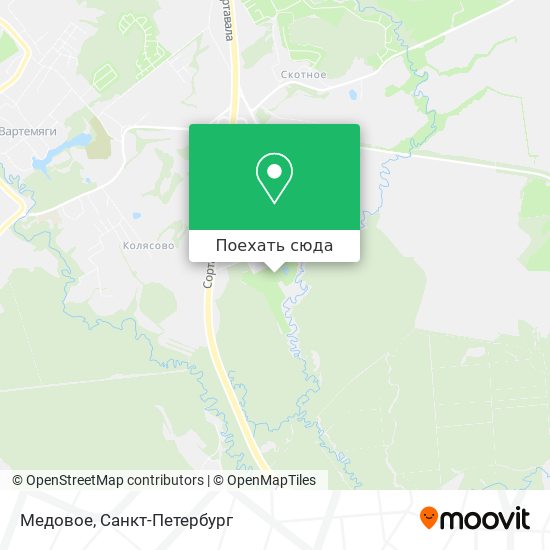 Карта Медовое