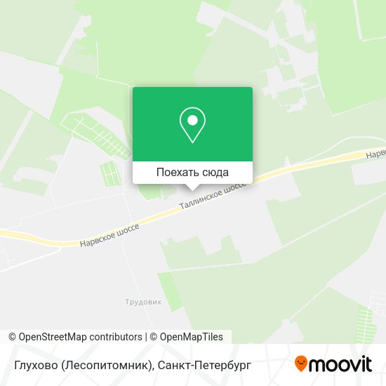 Карта Глухово (Лесопитомник)