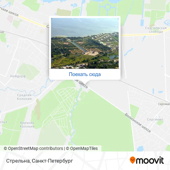 Карта Стрельна