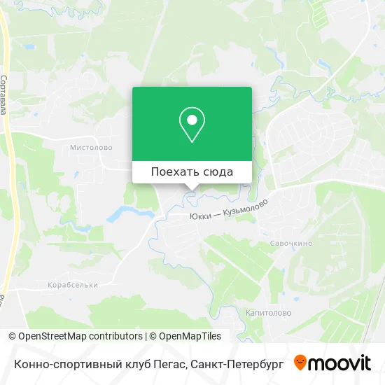 Карта Конно-спортивный клуб Пегас