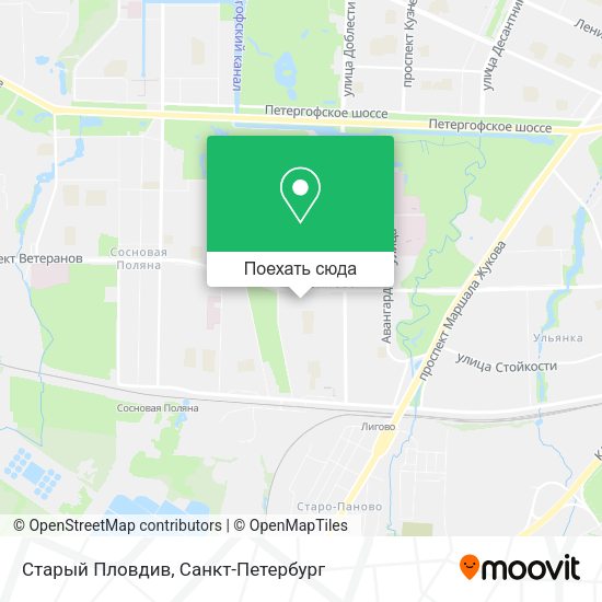 Карта Старый Пловдив