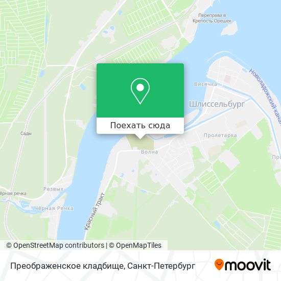 Карта Преображенское кладбище