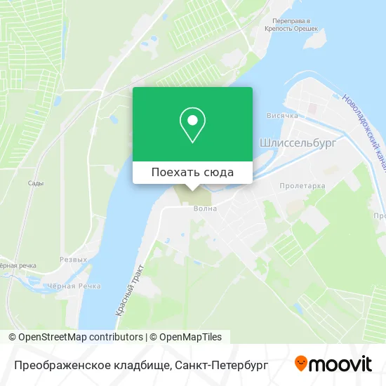 Карта Преображенское кладбище