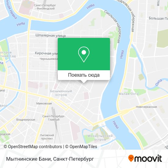 Карта Мытнинские Бани