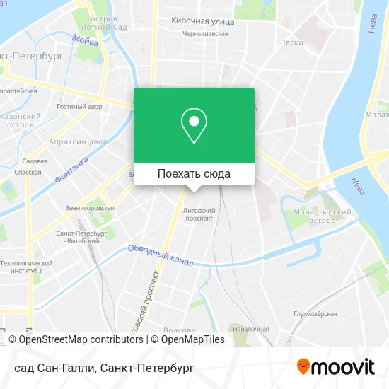 Карта сад Сан-Галли