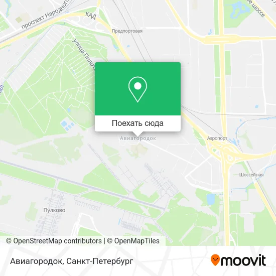Карта Авиагородок