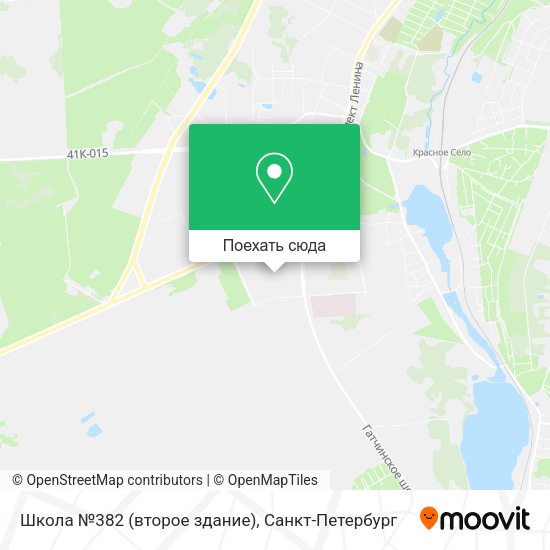 Карта Школа №382 (второе здание)