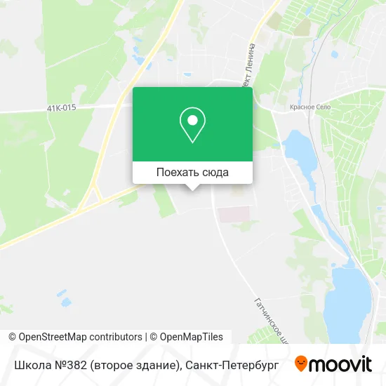 Карта Школа №382 (второе здание)