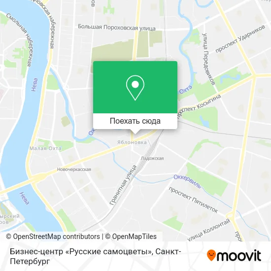 Карта Бизнес-центр «Русские самоцветы»