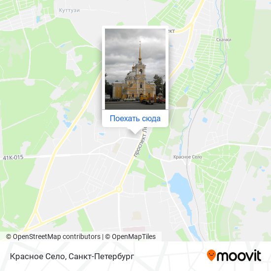 Карта Красное Село