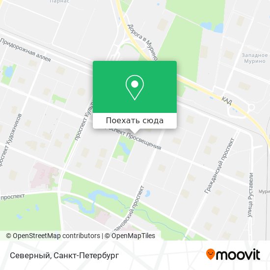 Карта Северный