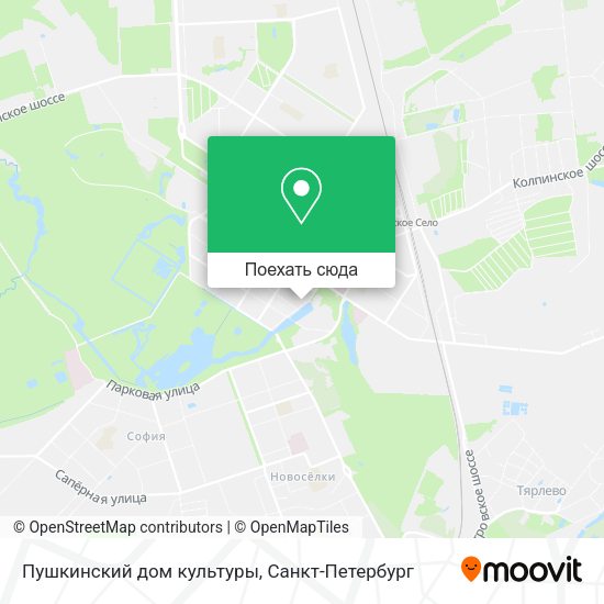 Карта Пушкинский дом культуры