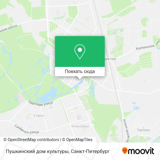 Карта Пушкинский дом культуры