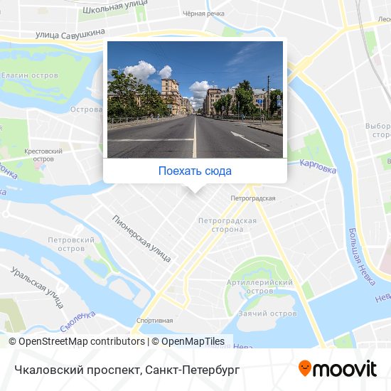 Чкаловская на карте санкт петербурга