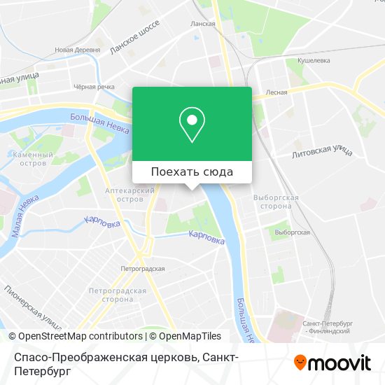 Карта Спасо-Преображенская церковь