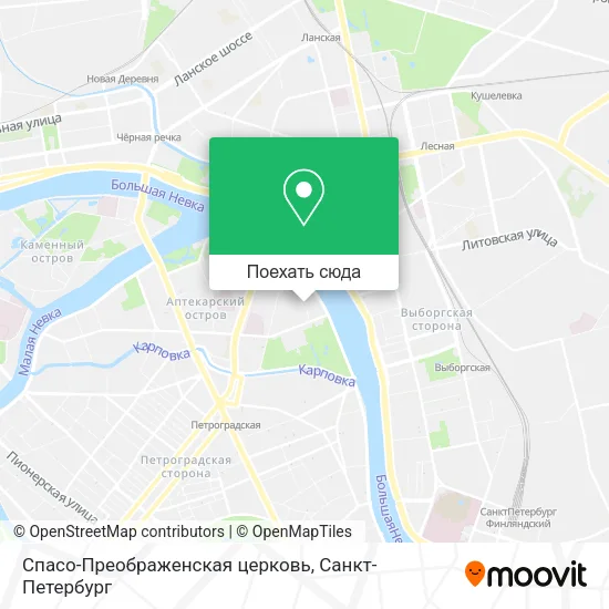 Карта Спасо-Преображенская церковь
