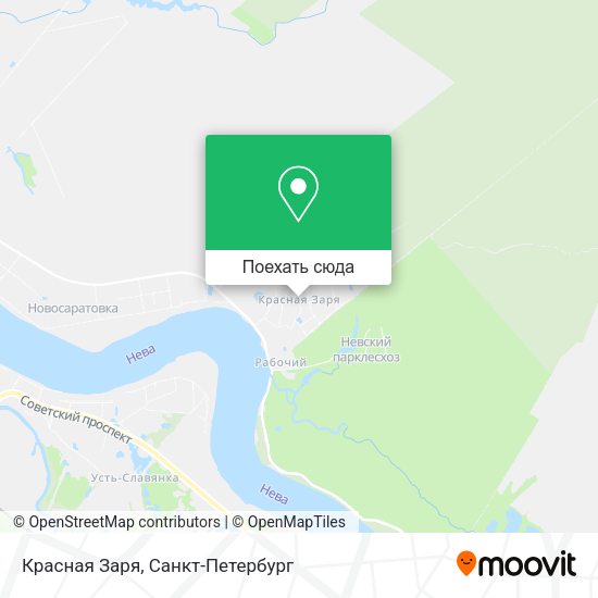 Карта Красная Заря